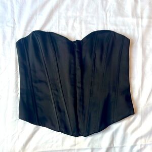 Zara black bustier